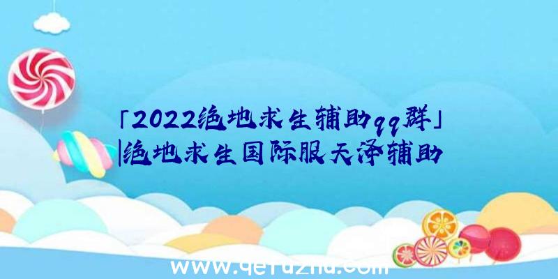 「2022绝地求生辅助qq群」|绝地求生国际服天泽辅助